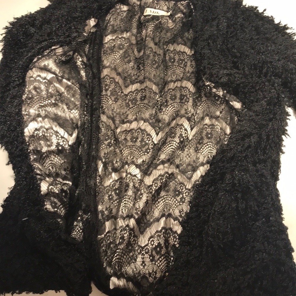 Lark size small faux fur cardigan/jacket - Picture 4 of 8